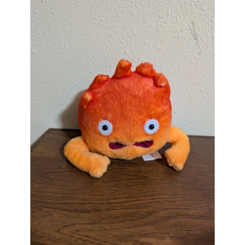 Howls Moving Castle Calcifer Toy Mascot Bean Studio Ghibli Plush Out Of Print